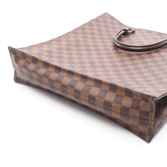 LOUIS VUITTON Brown Damier Leather Tote Bag - Picture 6 of 8